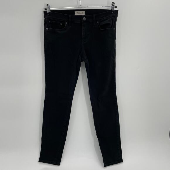 Madewell Denim - MADEWELL BlackJeans Size 29 Womens Mid Rise Ankle Skinny Stretch Pants